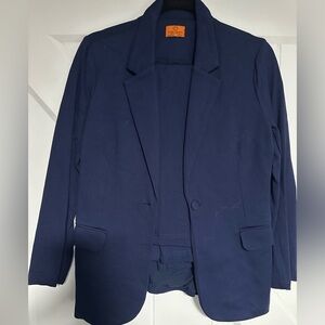 Navy Women’s Blazer and Dress Pant Set